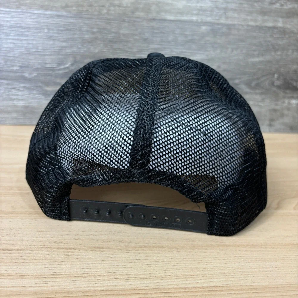 Vintage Hartland Auto Parts‎ Hat Cap Snapback Black Trucker Adjustable